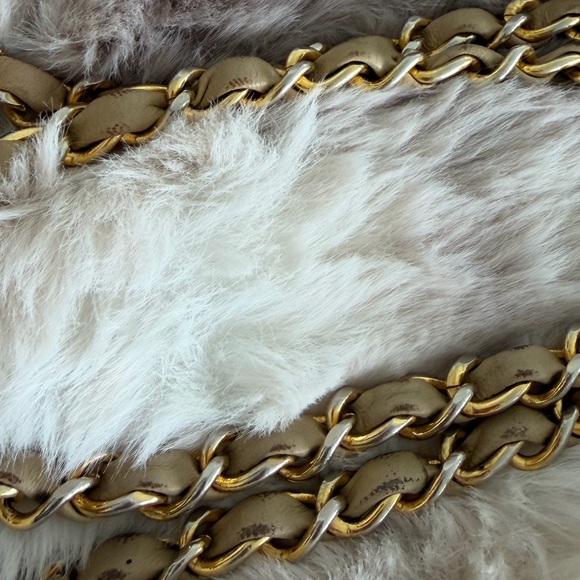 CHANEL Beige Mini Quilted Crossbody Bag - Picture 9 of 17